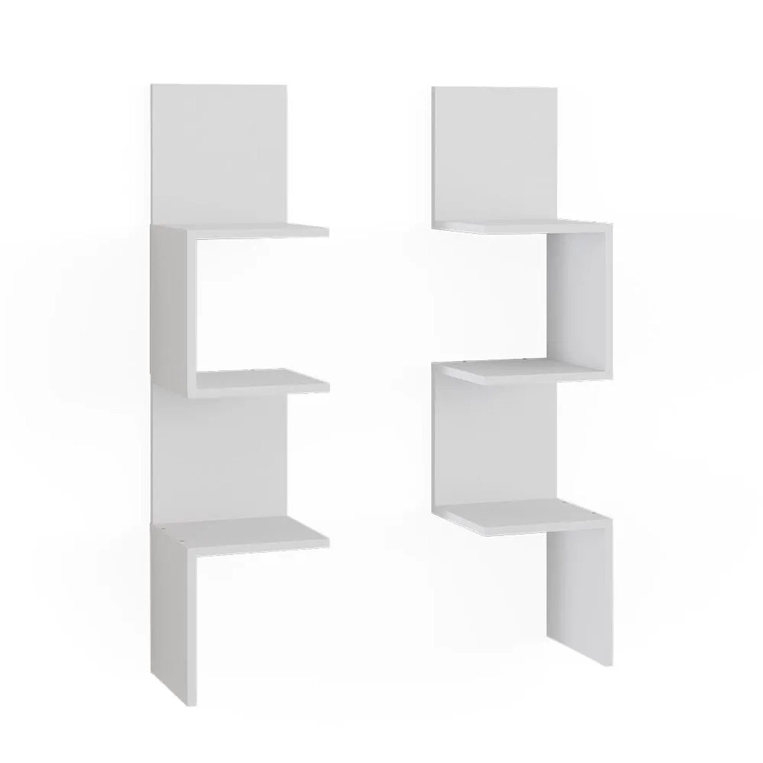 Vicco Eckregal Paolo Weiß 28 x 116 2er Set Art Nr 52103