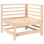 vidaXL Garten-Lounge-Set, 5-teilig, Kiefer Massivholz, unbehandelt. Gartenmöbel für Terrasse und Balkon.