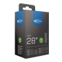 Schwalbe Fahrradschlauch AV 17 für 28 Zoll Reifen, Autoventil 40mm, in Verpackung. Ersatzteil für Fahrräder.