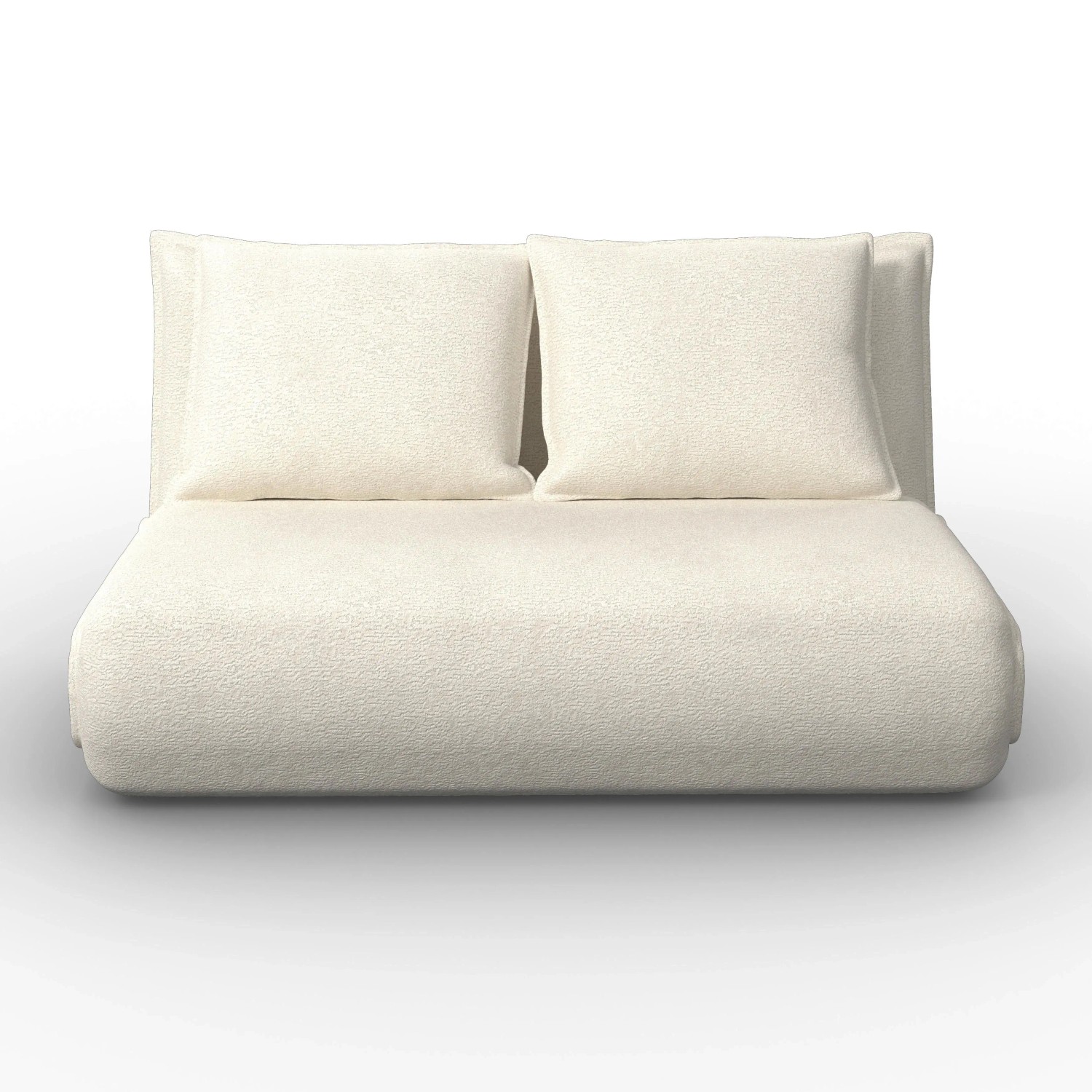 Bessagi Home Schlafsofa Macy Weiß Bouclé