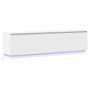 vidaXL LED-TV-Schrank Weiß 180 x 38 x 49 cm Holzwerkstoff 3376144