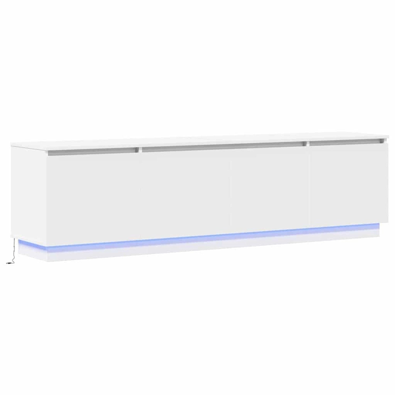 vidaXL LED-TV-Schrank Weiß 180 x 38 x 49 cm Holzwerkstoff 3376144 günstig online kaufen