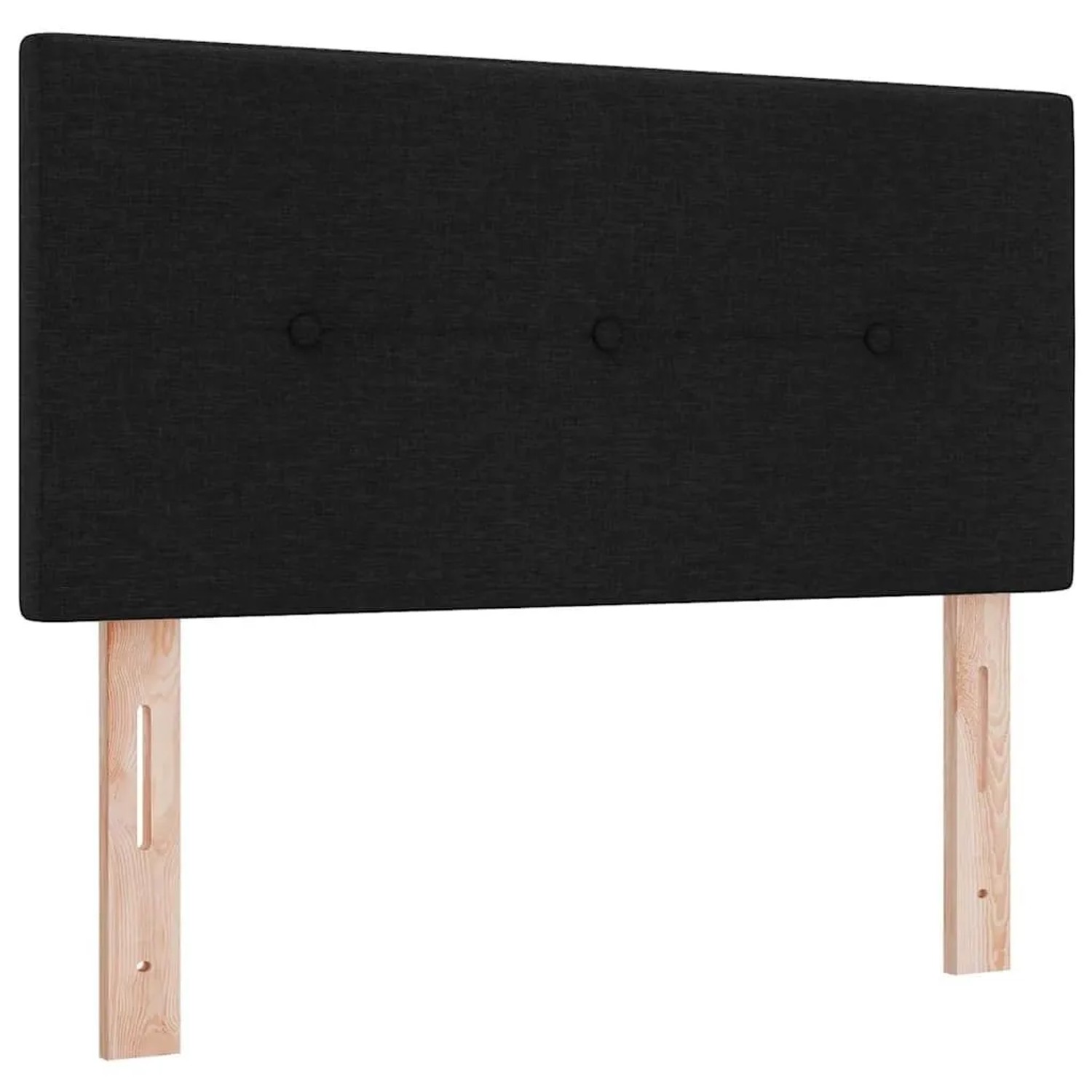 vidaXL Kopfteil mit Kopfteil Schwarz 100 cm Kunstleder 42007139