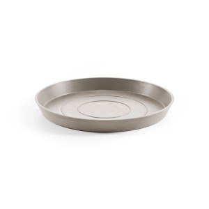 Ecopots Untersetzer, braungrau, Ø 40 cm. Schützt Oberflächen vor Wasser und Schmutz.