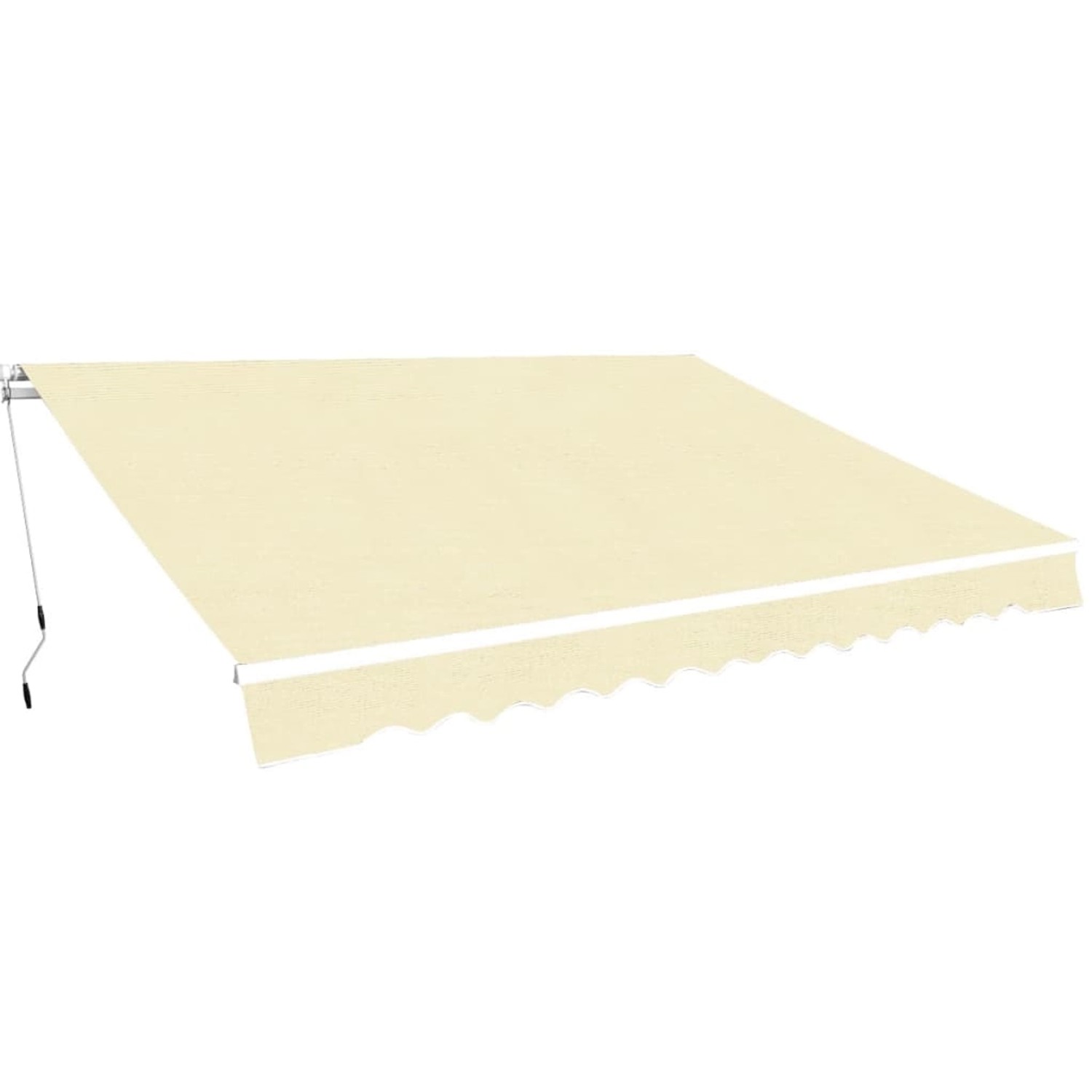 furnicato Gelenkarmmarkise 400 cm Cremeweiß günstig online kaufen