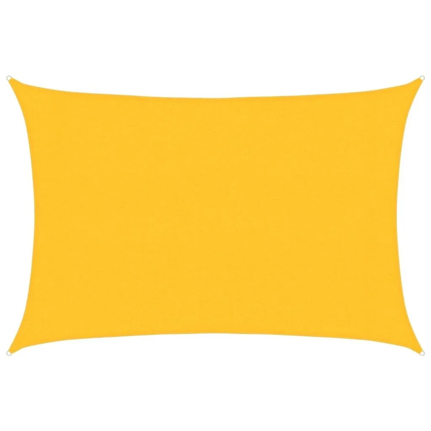 vidaXL Sonnensegel 160 g/m² Gelb 3x4,5 m HDPE 311568