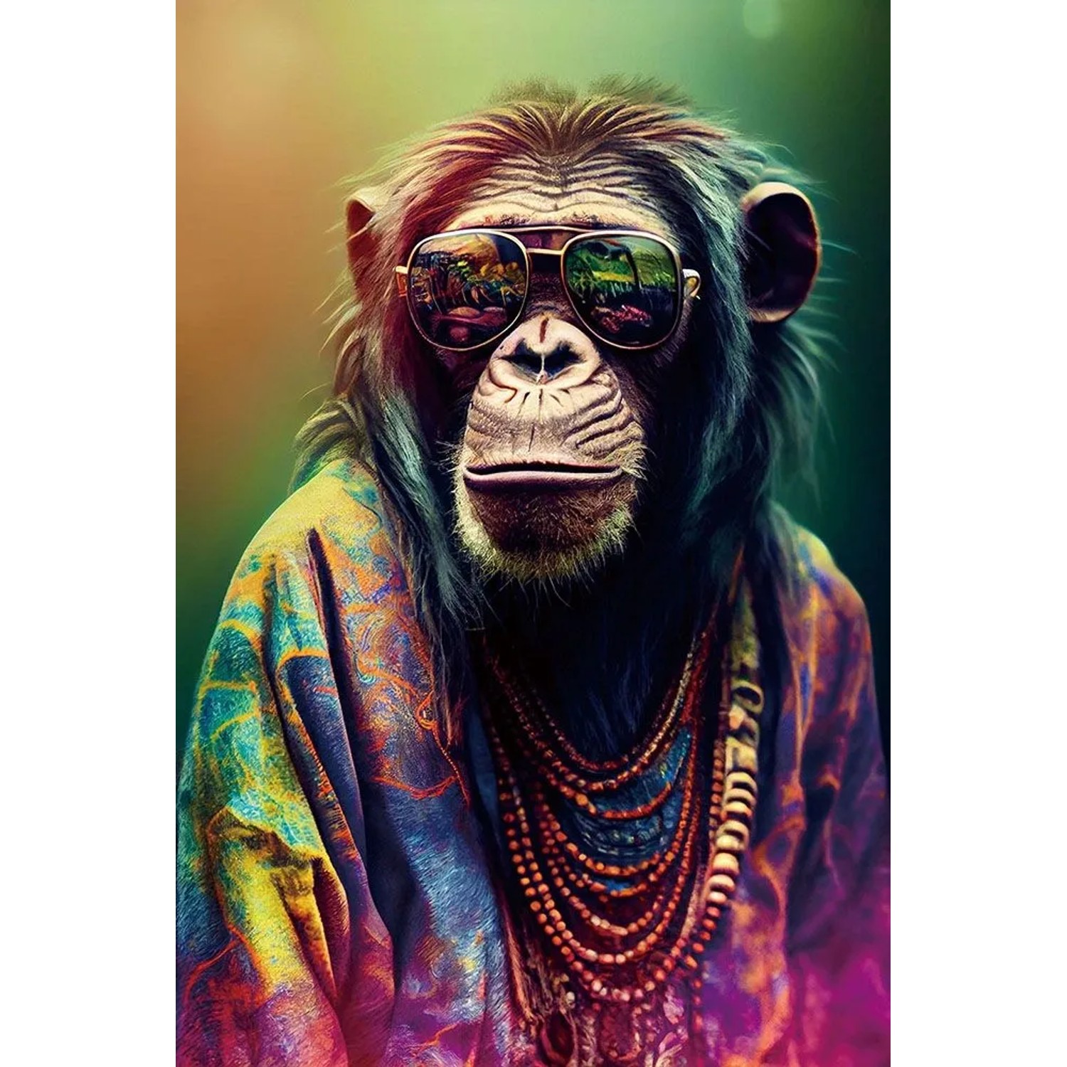 Art Universe Glasbilder Hippie Style 60 x 90 cm