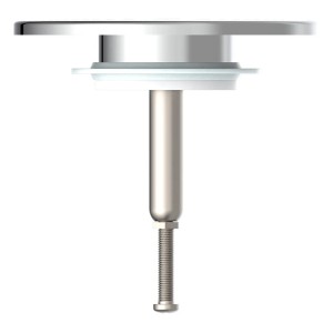 Kirchhoff Ablaufstopfen für Badewanne, 70mm Chrom, Detailansicht.