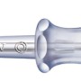 Wera Spannungsprüfer, einpolig, 3x70 mm, für 150-250 V/AC. Schraubendreher mit transparentem Griff und Clip.