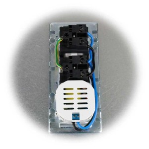 ChiliTec 2-Fach Aufbau Steckdosenblock 2x USB Weiß Matt