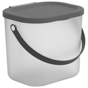 Rotho Waschmittelbehälter Albula 6 l Anthrazit
