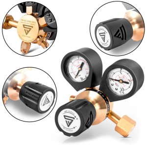 STAHLWERK Druckminderer 5313 für Argon/CO2/Schutzgas, Zubehör für Kompressoren.