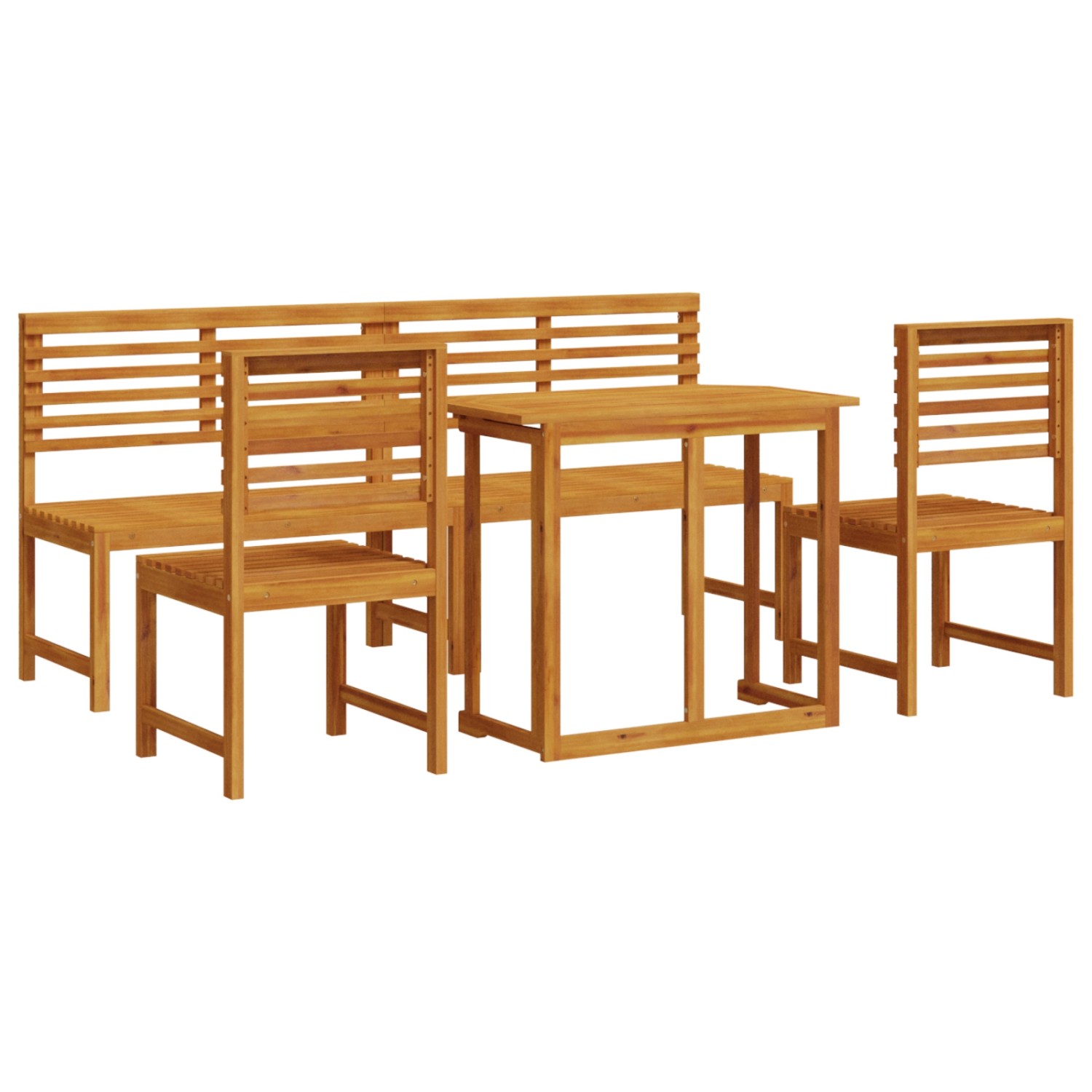 vidaXL 5-Teiliges Garten-Esszimmer-Set aus Massivem Akazienholz 3328698 günstig online kaufen