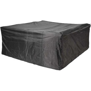 Anthrazitfarbene Aerocover Schutzhülle für Lounge-Sets, 235x235x70 cm.