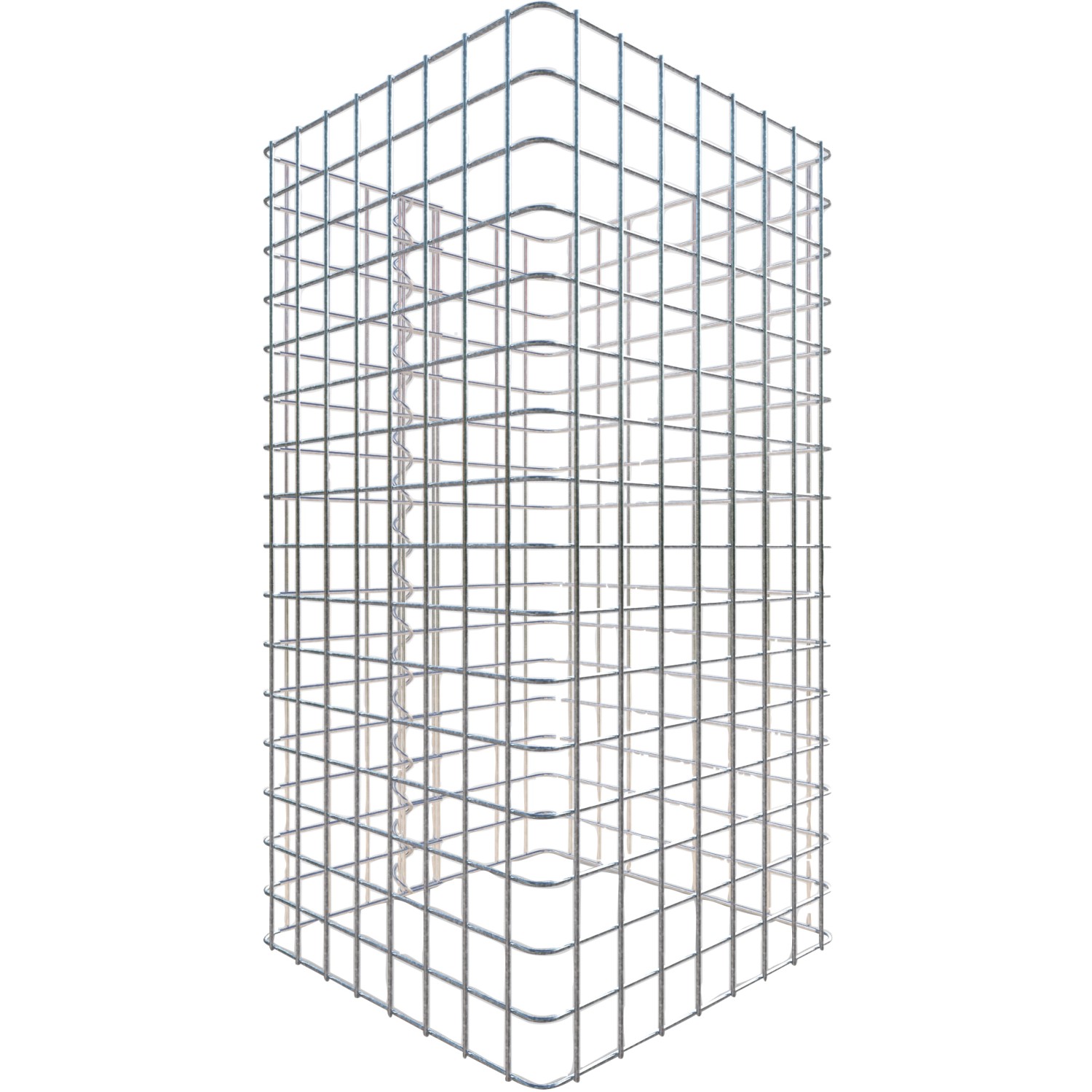Gabiona Steinsäule Gabionensäule eckig 42 cm günstig online kaufen