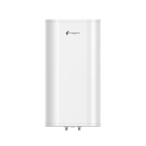 Sannover Elektro Warmwasserspeicher Valorie 100L für Wandmontage, flaches Design, weiß.