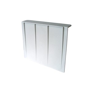 Marley Geruchsverschluss 300x300 mm für Schächte mit Schachtdeckel, weiß.