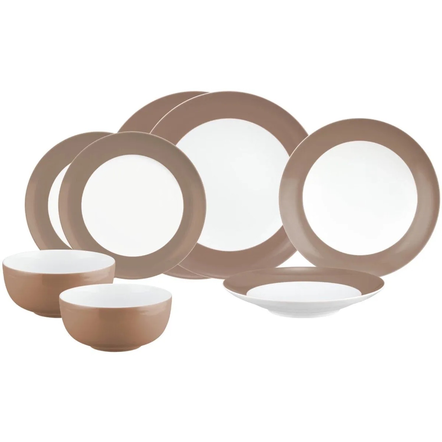 Seltmann Weiden Liberty Pure Colors Einsteiger-Set 8-teilig Cocoa Brown