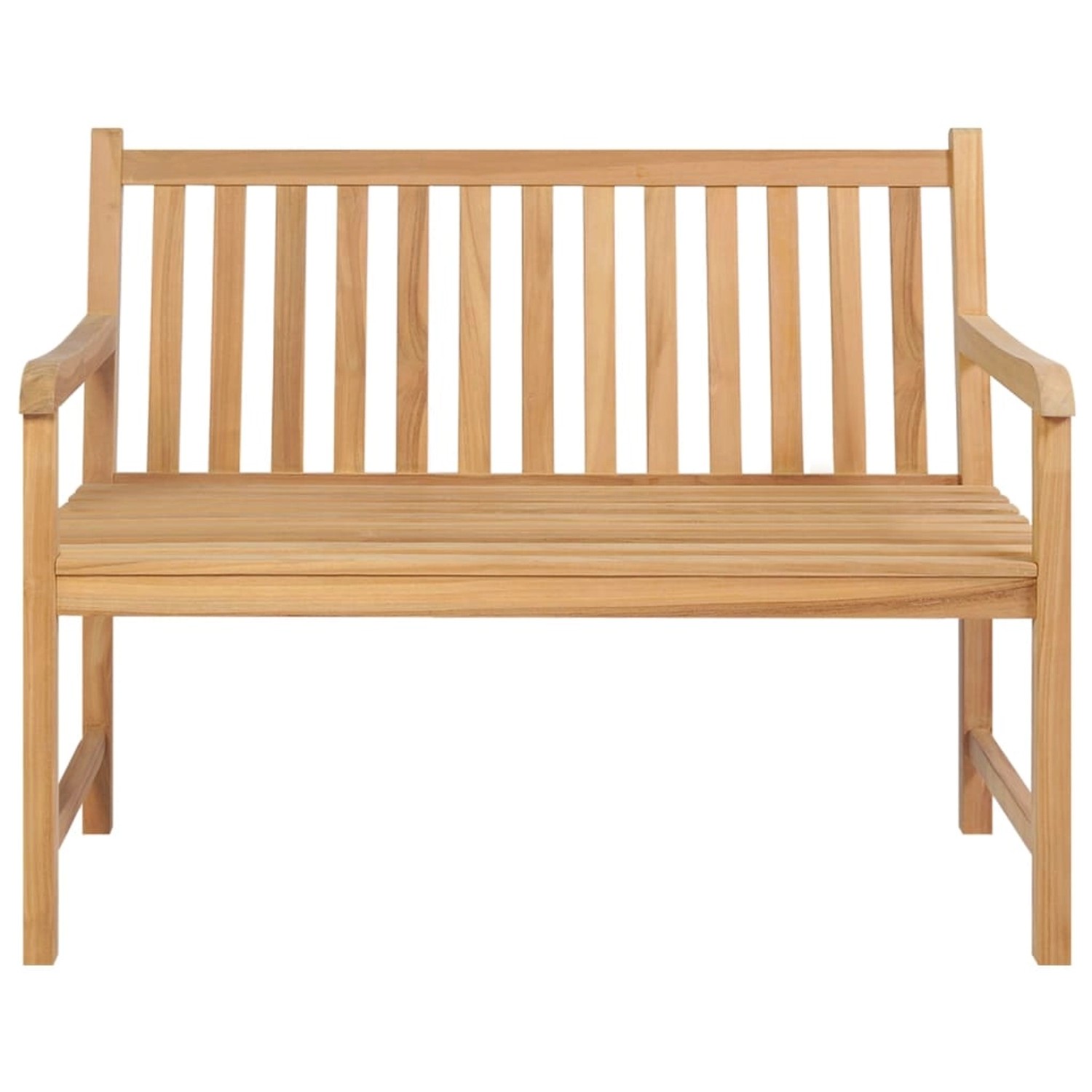 VidaXL Gartenbank Teak 114 cm Massivholz