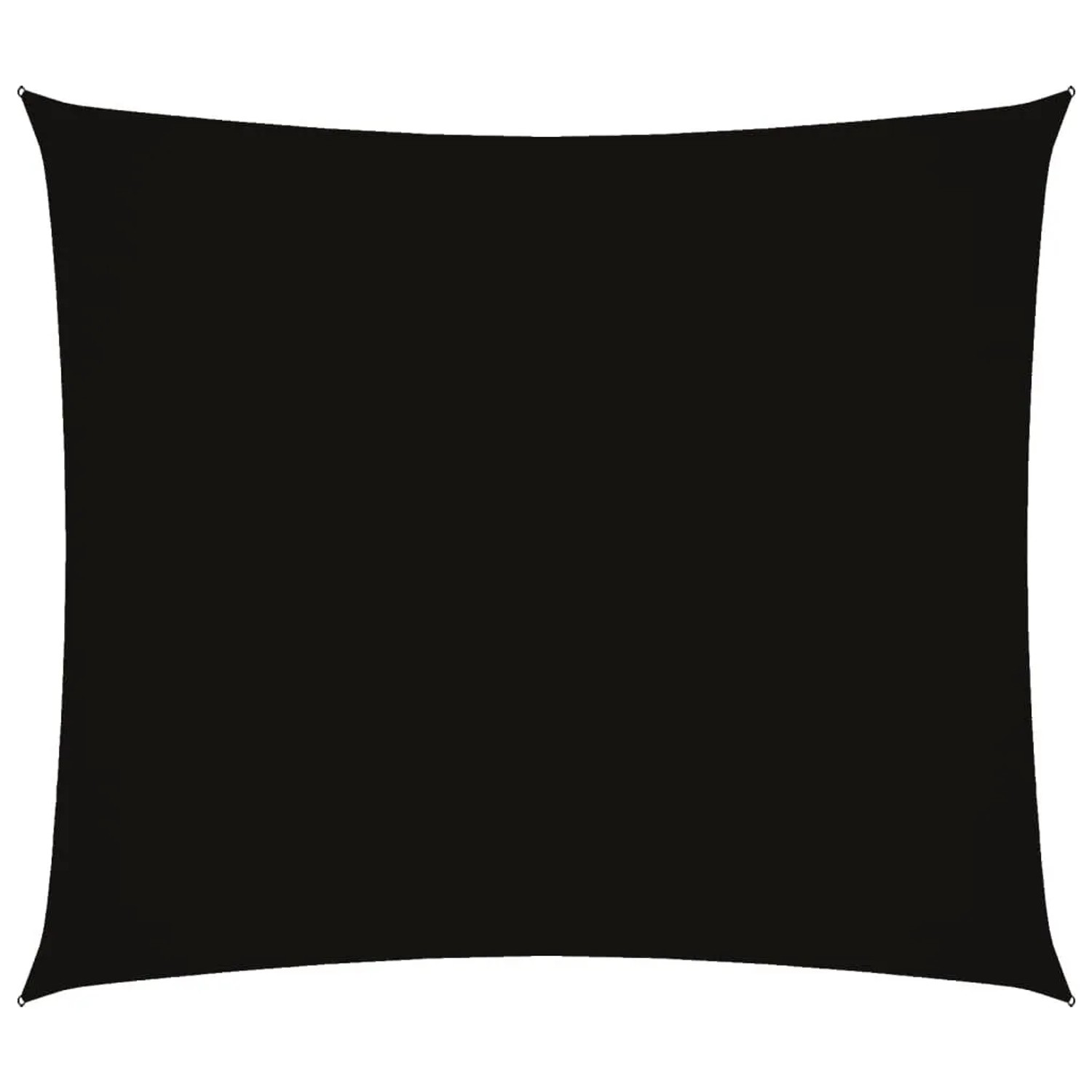 vidaXL Sonnensegel Oxford-Gewebe Rechteckig 2,5x3 m Schwarz 135755