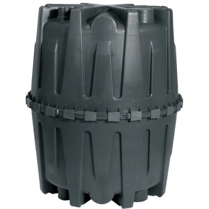 Garantia Herkules Abwasser-Sammelgrube, 1600 l, schwarz, für Kleingarten & Grundstücke ohne Kanalanschluss.