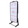 Faltbarer Airhockey-Tisch Cougar Icing XL in Schwarz, stehend. Ideal für Spiel & Spaß.