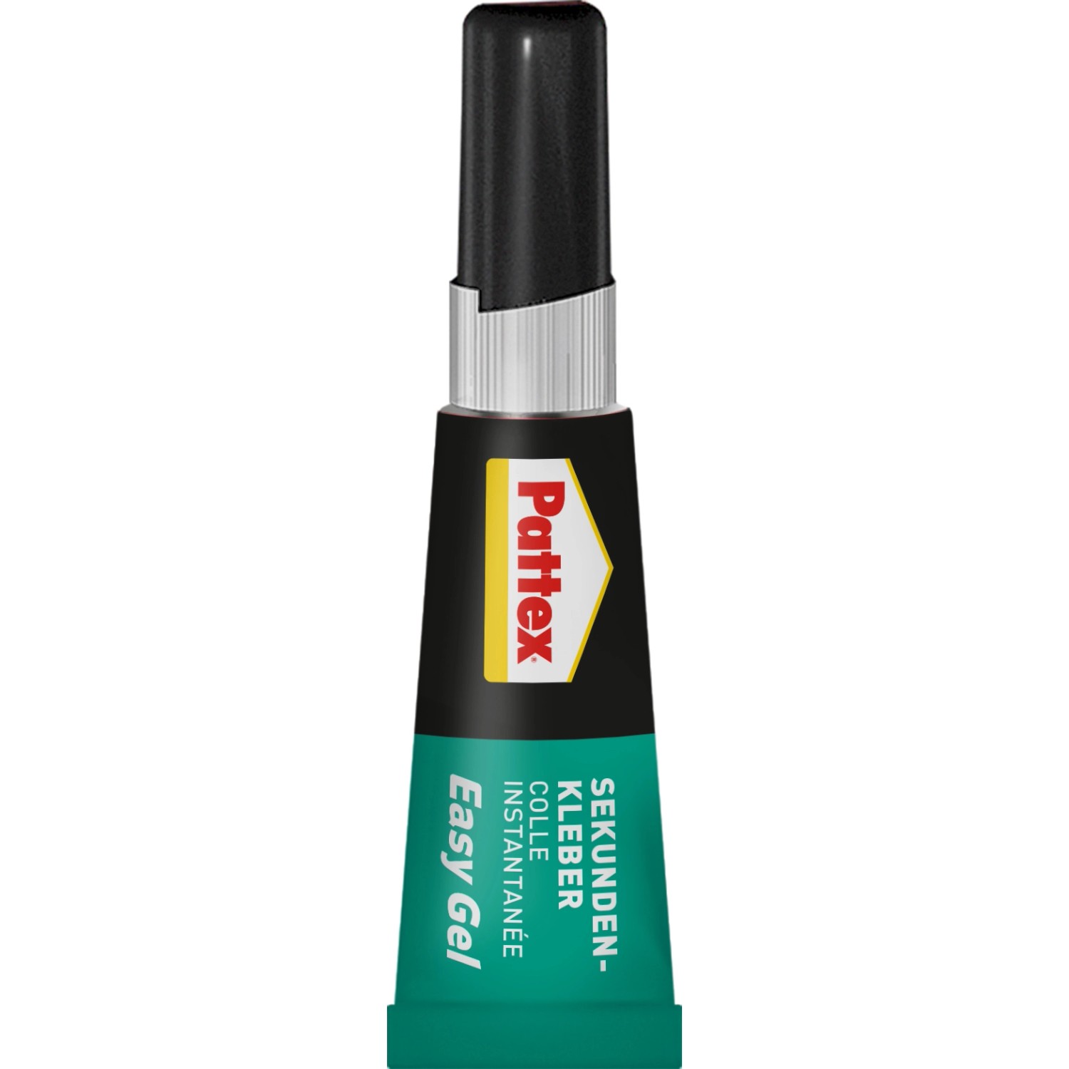 Pattex Sekundenkleber Power Easy Gel, 3g Tube, klar und farblos.