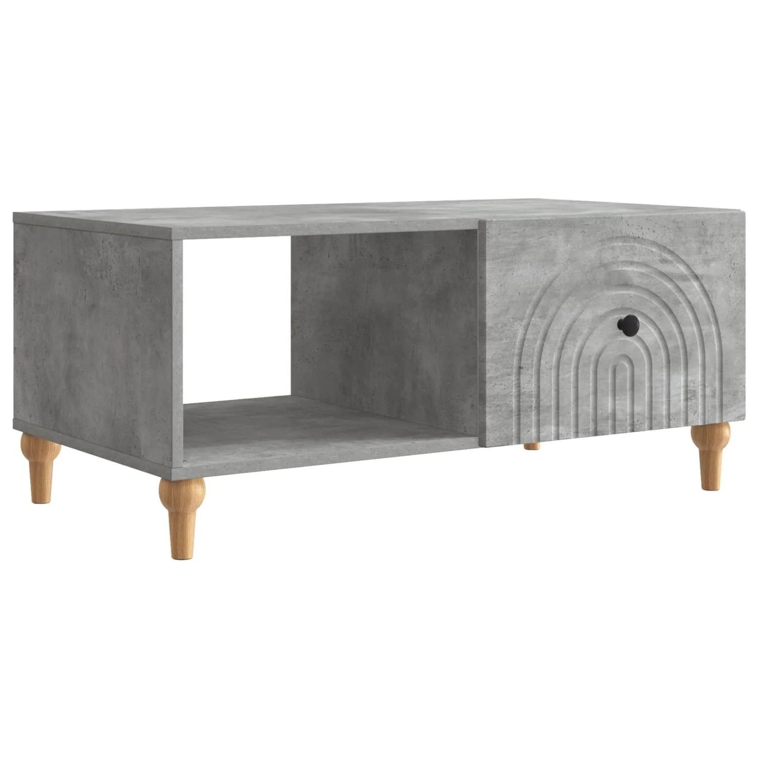vidaXL Couchtisch Betongrau 90 x 50 x 40 cm Holzwerkstoff 894268