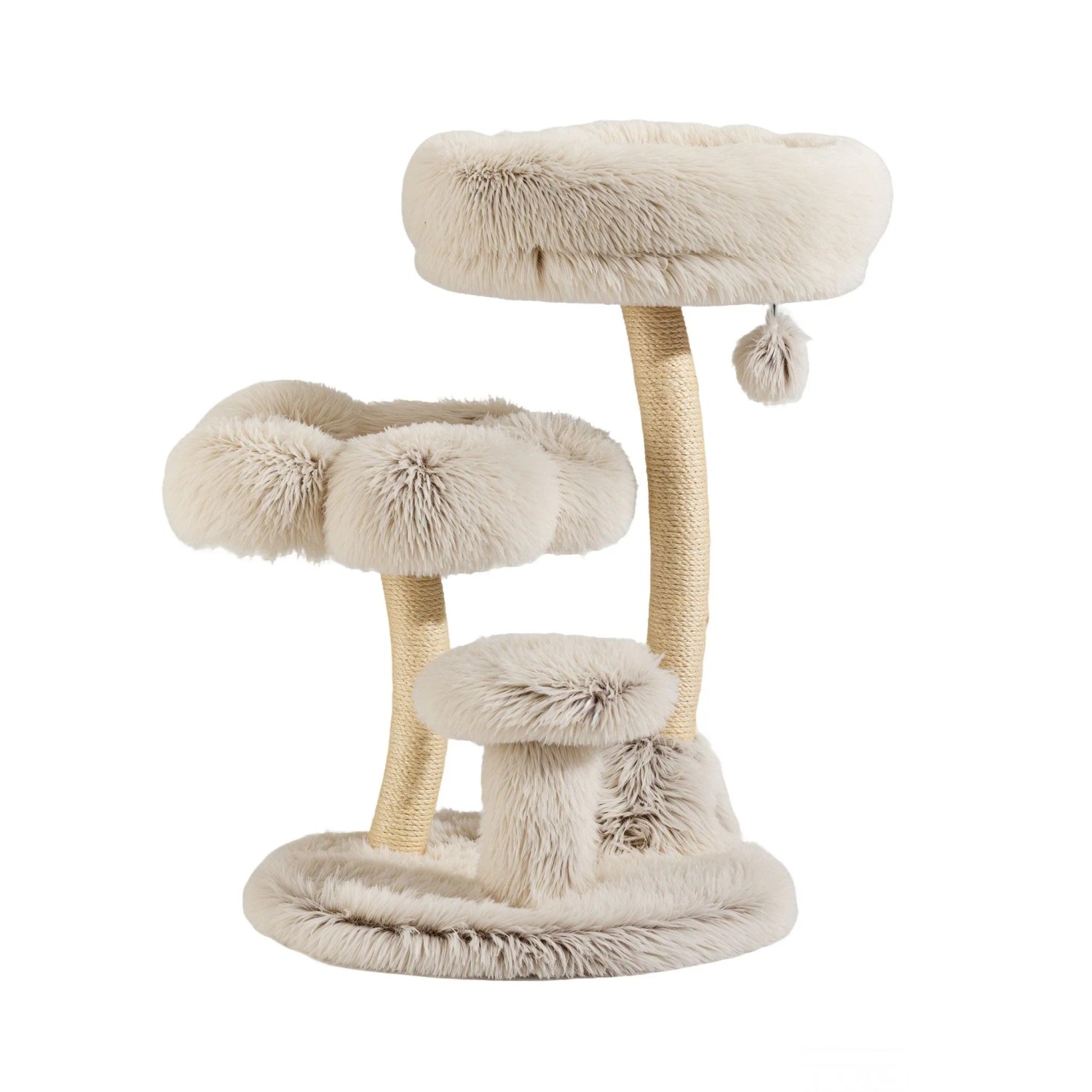 Fudajo Designer Kratzbaum 74Cm Katzenkratzbaum Kratzmöbel Katzenbaum Kletterbaum