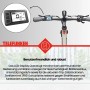 TELEFUNKEN UH210 E-Bike: Nahaufnahme des LCD-Displays am Lenker in Seidengrau.