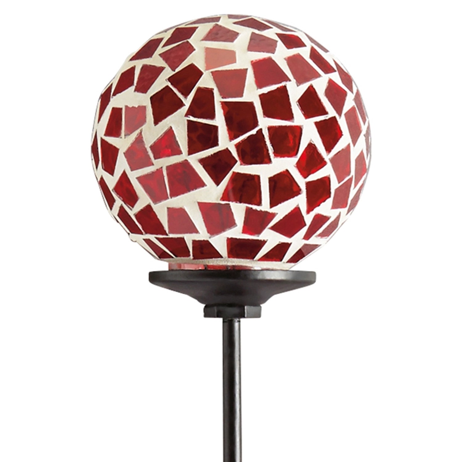 Garten-Stecker mit Mosaik-Kugel 75 cm Rot kaufen bei OBI