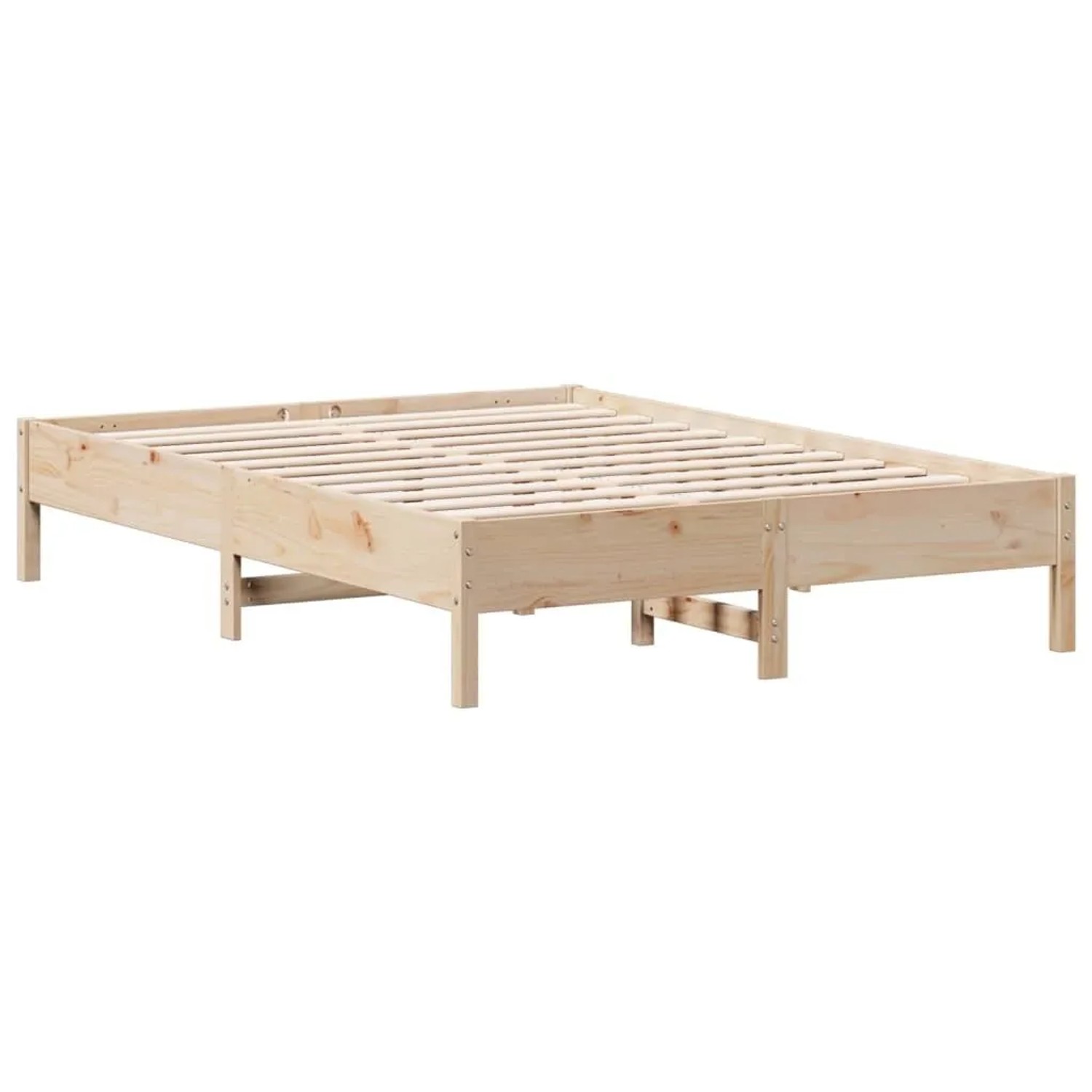 vidaXL Massivholzbett ohne Matratze 150x200 cm Kiefernholz 842694 günstig online kaufen