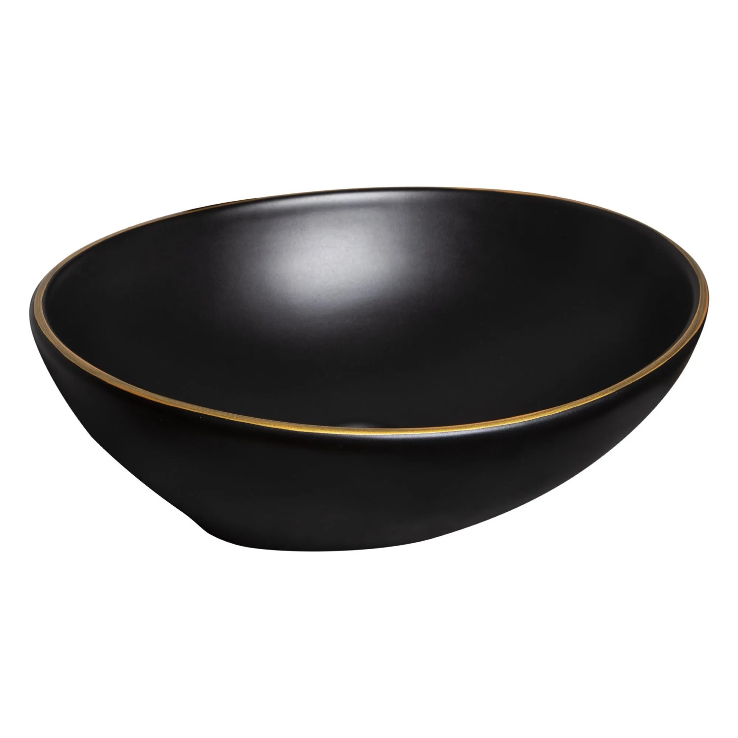 Kerra Aufsatzwaschbecken KR-707 Schwarz Gold