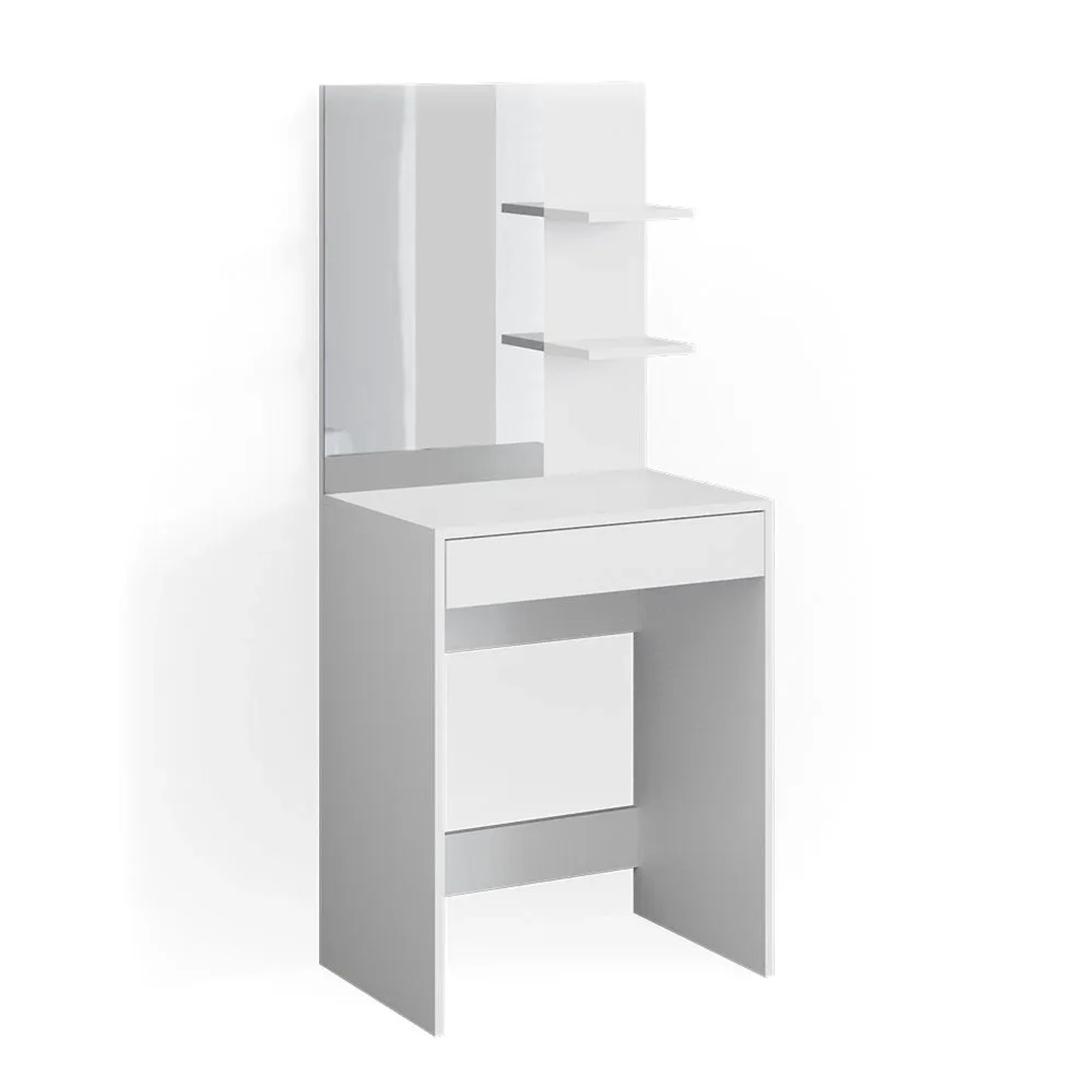 Vicco Schminktisch Isabelle Weiß 60 x 140 mit Spiegel