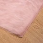 vidaXL Kunstschaffell Teppich Tafalla Rosa 120 x 170 cm Polyester 42021548_7