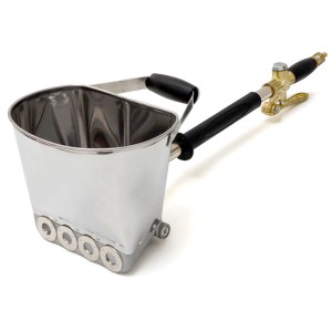 eyepower Druckluft Putzwerfer/Putzpistole, silberfarben, für schnelles Verputzen von Wänden.