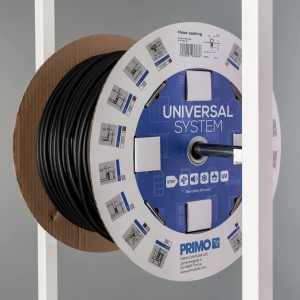Primo Fenster- und Türdichtung SD 26, schwarz, 2-6 mm, Meterware auf Rolle.