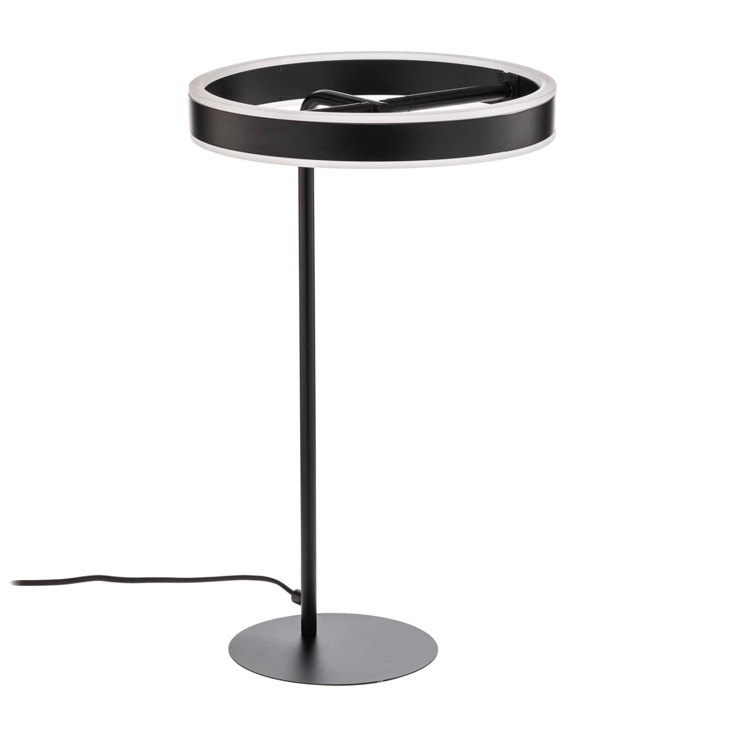 Lucande LED Tischlampe Yekta 10010703 Dimmbar Design Modern in Schwarz aus günstig online kaufen