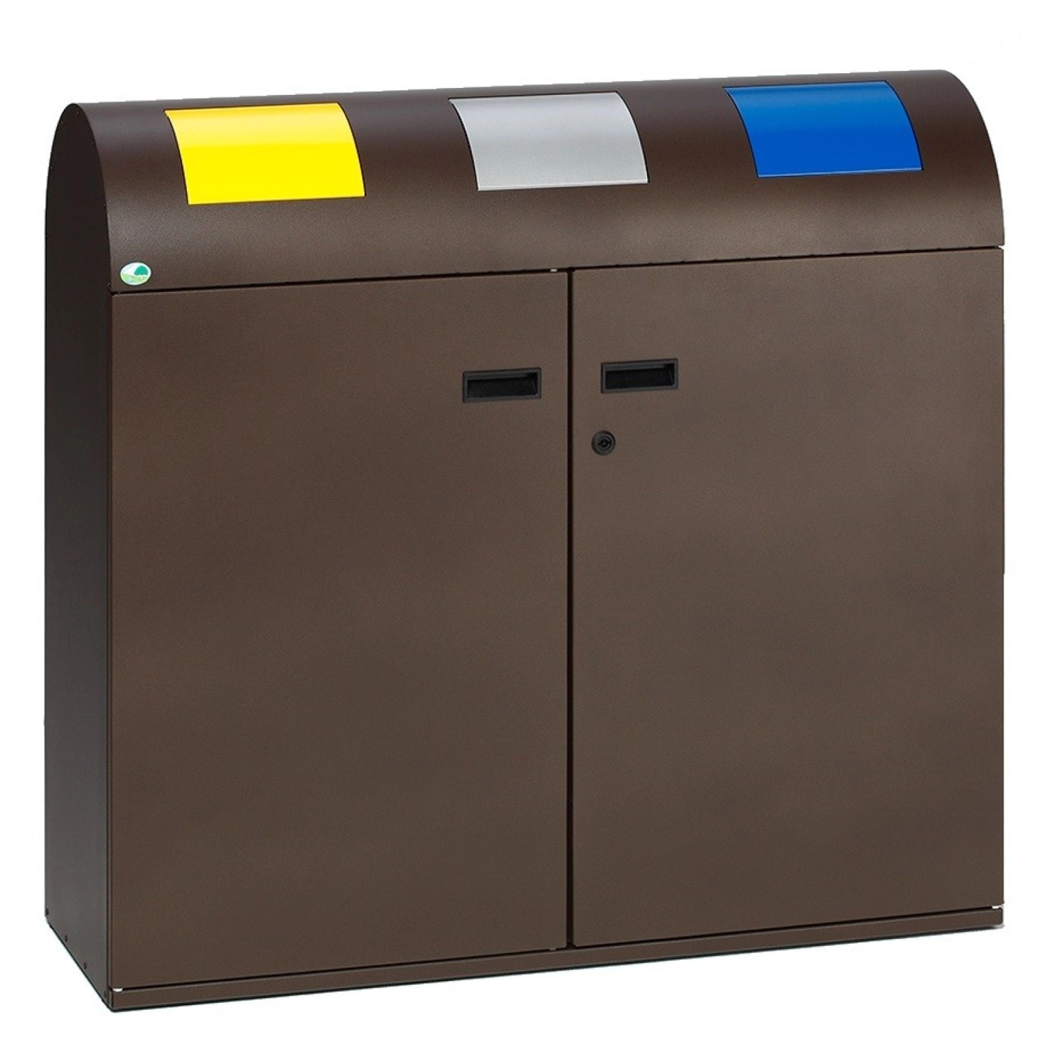 PROREGAL Selbstlöschende Wertstoffsammlstation Rund Mit 3 Einsätzen 80 Lite günstig online kaufen