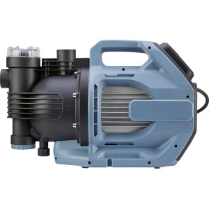 Gartenpumpe 6000 l zur Bewässerung, 900 W, max. 6000 l/h Fördermenge, mit Vorfilter.