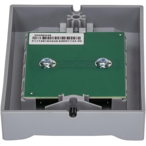 EcoStar Innentaster PB3 für Liftronic Garagentorantriebe, Detailansicht der Rückseite.