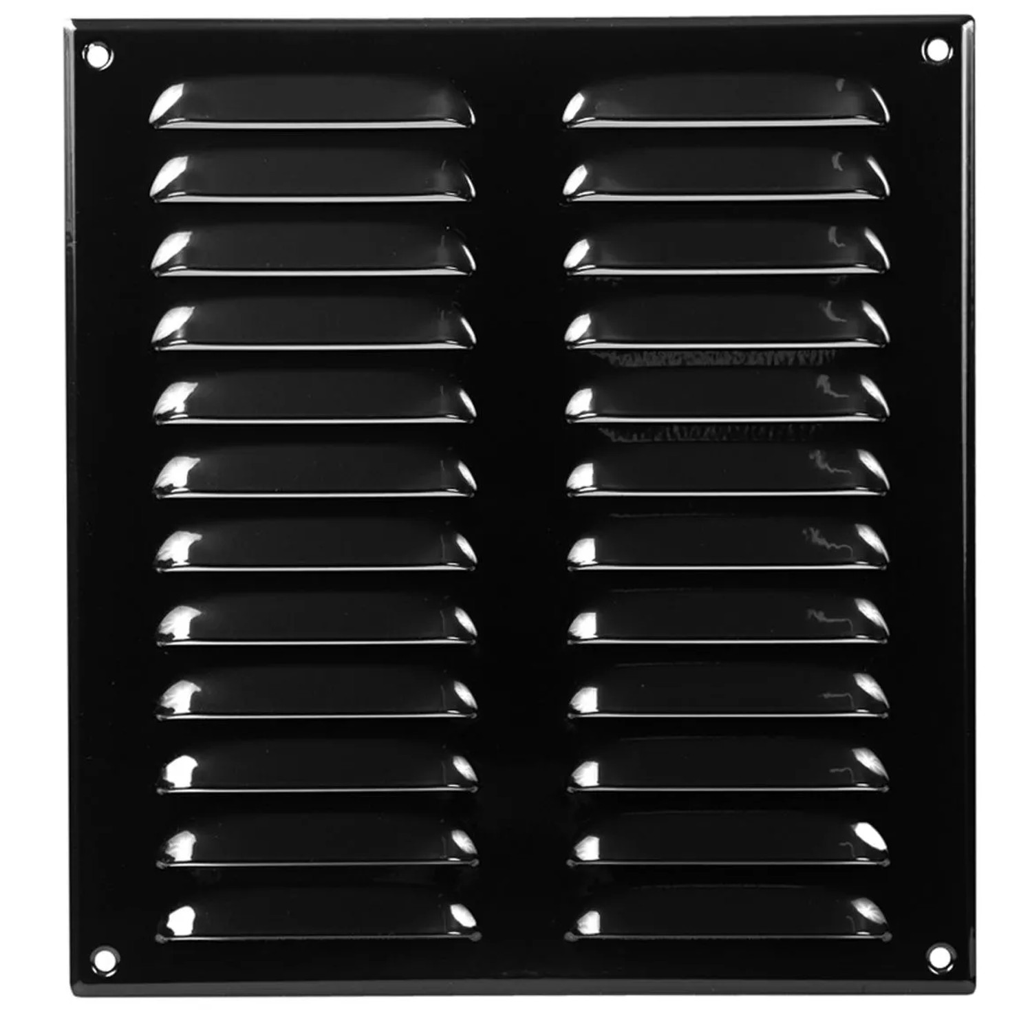 Häusler Lüftungsgitter LG-2628 BL-FG Schwarz 260 x280 Fliegengitter Abluftgitter