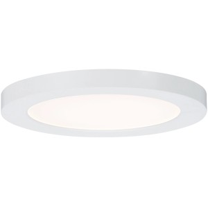 Rundes, weißes Paulmann LED-Einbaupanel Cover-it, 12W, für Deckenmontage.