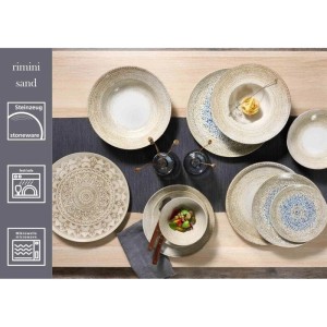 Ritzenhoff & Breker Rimini Tafelservice 12-teilig Mosaik Sand