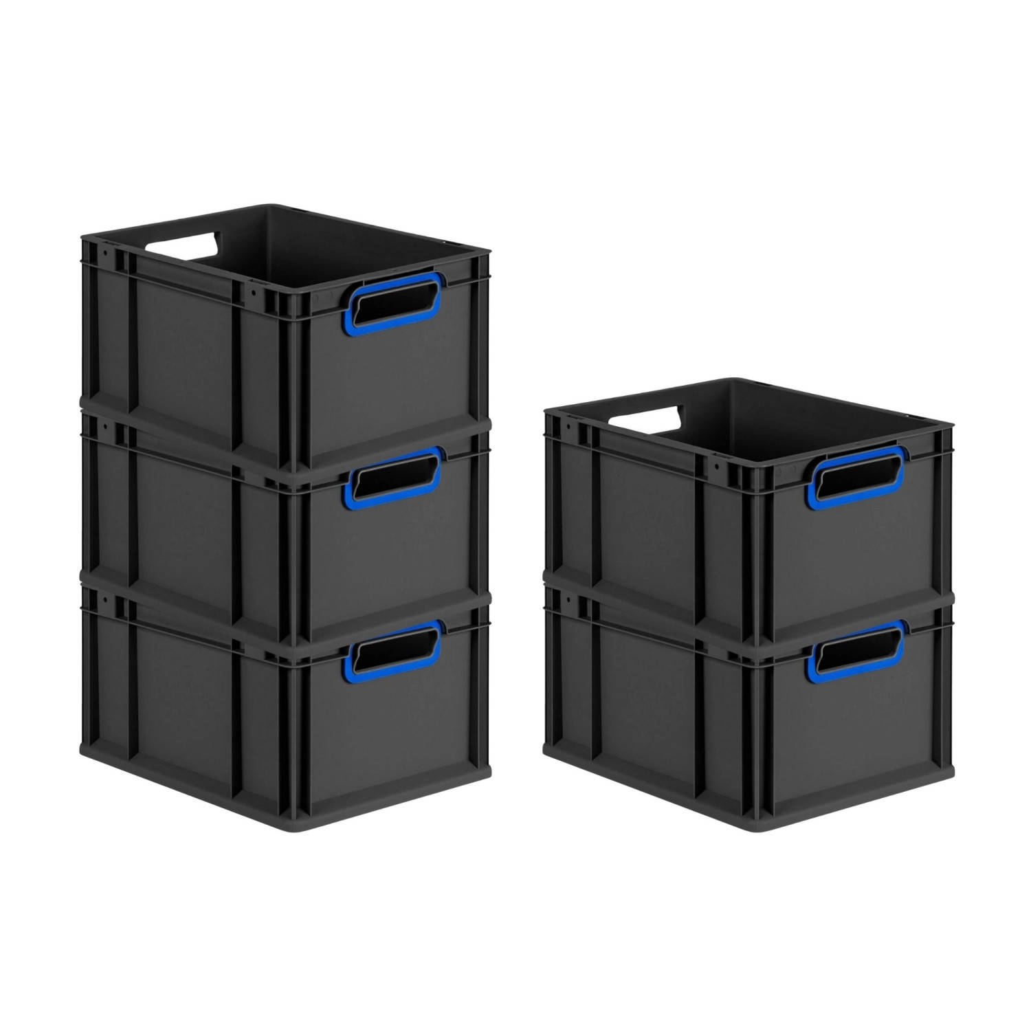 PROREGAL SparSet 5x Eurobox Nextgen Color HxBxT 22x30x40cm 20 Liter Griffe günstig online kaufen