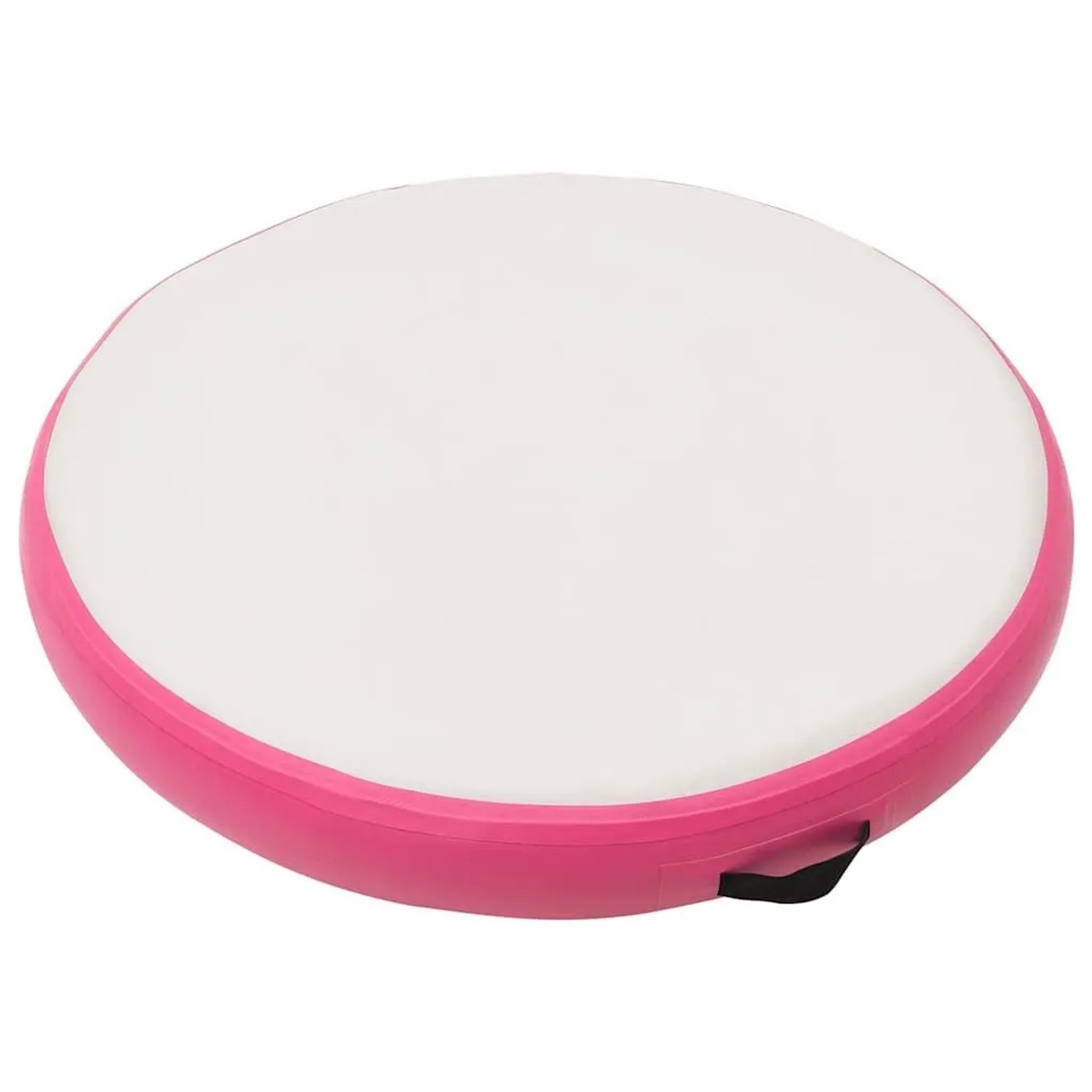 vidaXL Aufblasbare Gymnastikmatte mit Pumpe 100x100x15 cm PVC Rosa 92706