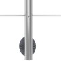 Dolle Geländerset, Seitenmontage, 150cm, Eichehandlauf, Aluminiumpfosten, Edelstahlstäbe.