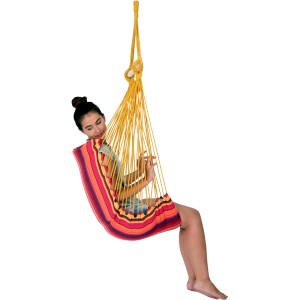 Amazonas Hängesitz Belize Vulcano, 104x56 cm, mit Person. Bequemer Hängesessel für Garten und Terrasse.
