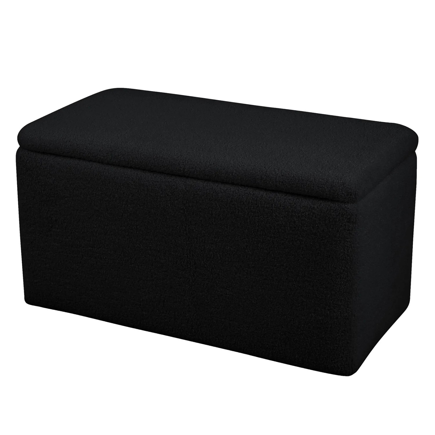 Svita Leaf Sitzbank Hocker Mit Stauraum Aufbewahrungsbox Mit Deckel Schwarz