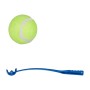 Relaxdays Ballschleuder für Hunde 2er Set Kunststoff Blau und Grün 49 cm und 36,5 cm
